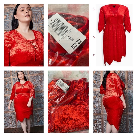 NWT Torrid Sexy Devil Dress size 6 - Picture 1 of 7